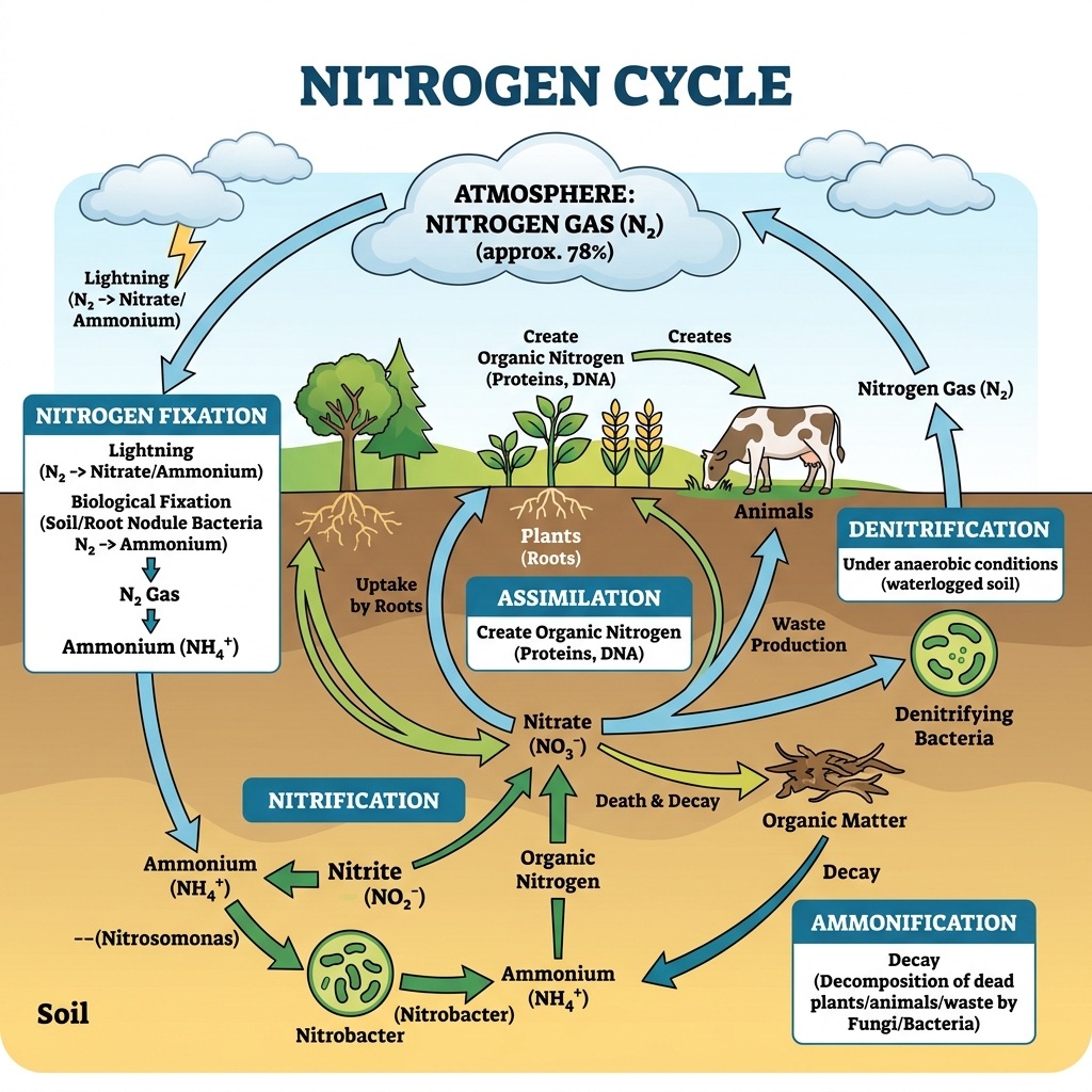 Nitrogen Cycle Diagram